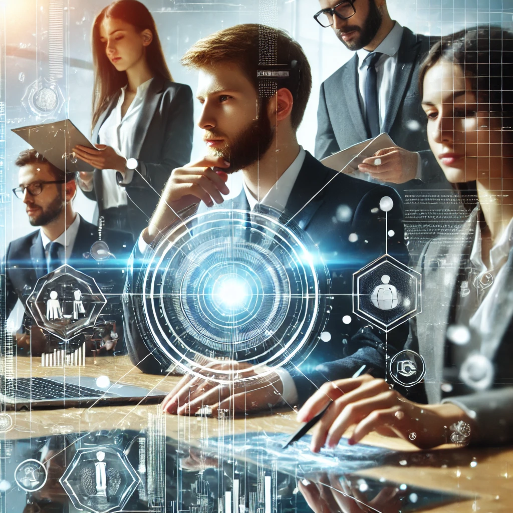 Equipo de trabajo FAEX colaborando en soluciones tecnológicas
